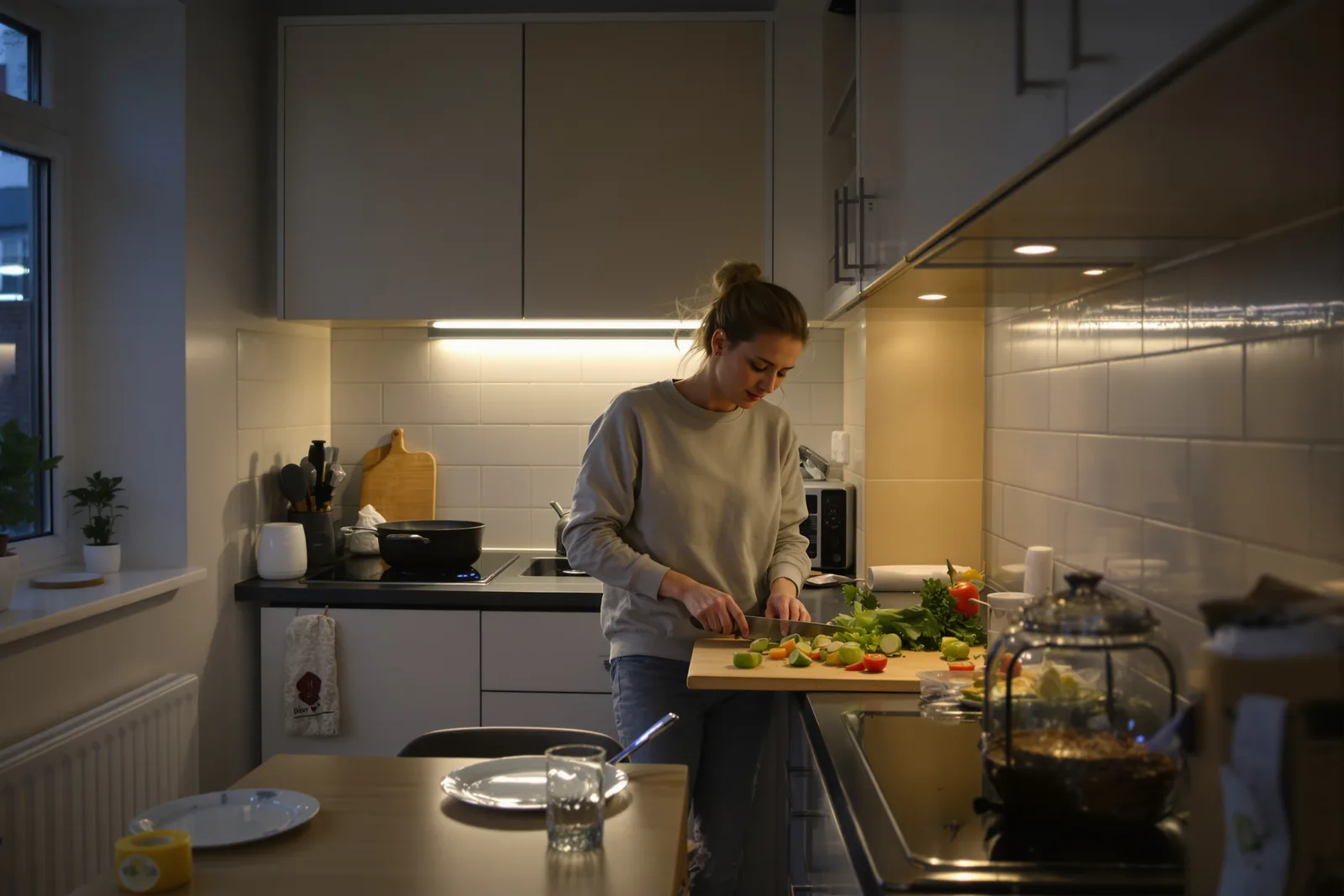 Mann macht morgens sorgfältig sein Bett: das Morgen-Minimum, mit dem du deinen Selbstwert nach der Trennung wieder aufbaust