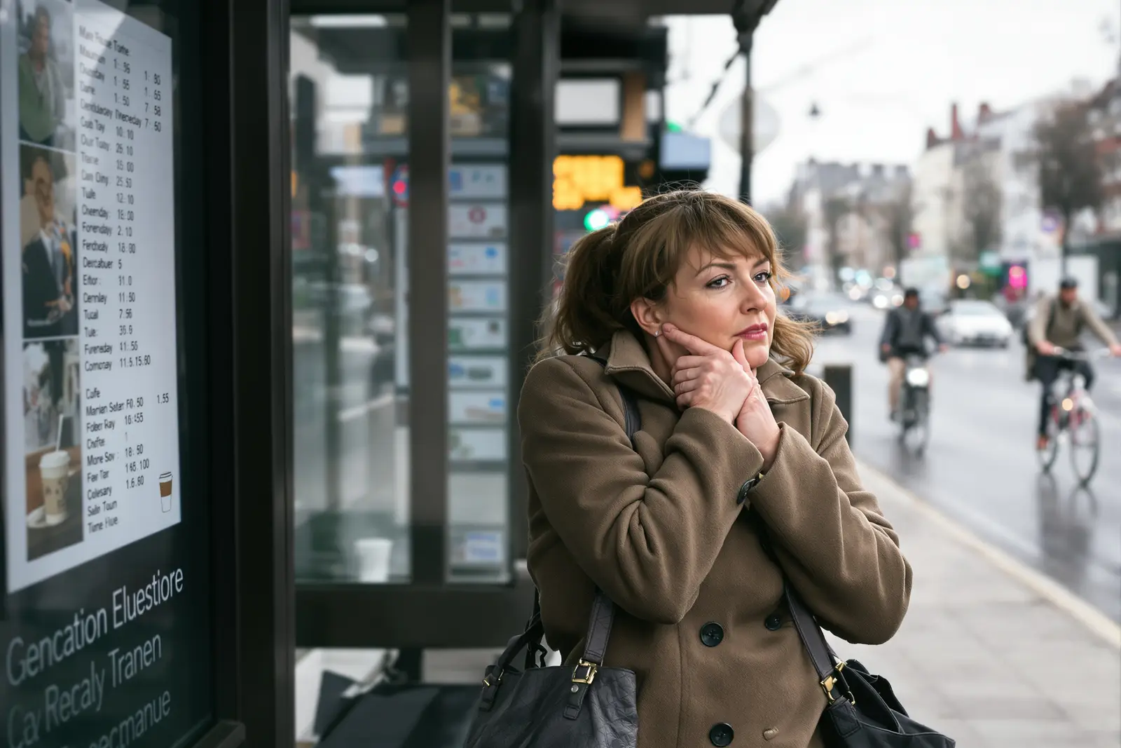 Mann knetet morgens seinen verspannten Nacken. Stress-Symptome zeigt der Körper oft zuerst